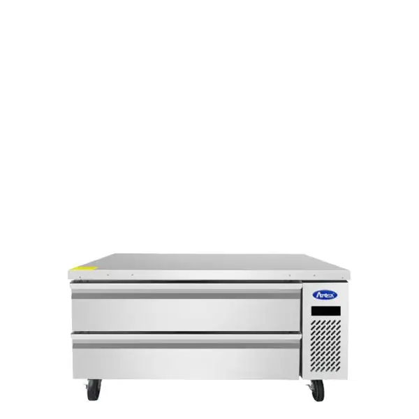 New | in-Stock Atosa New Atosa MGF8460GR 48" Chef Base Freezer - Two Drawer Refrigerated Equipment Stand Chef Bases Illinois US | Falcon Restaurant Supply #1373613