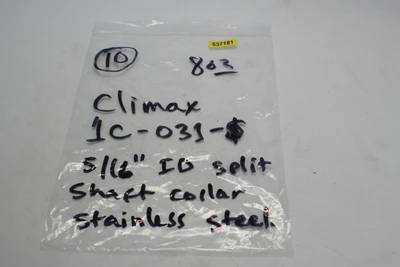 New | in-Stock Climax 1C-031-S Clamps California US | Davliegogo LLC #1705818