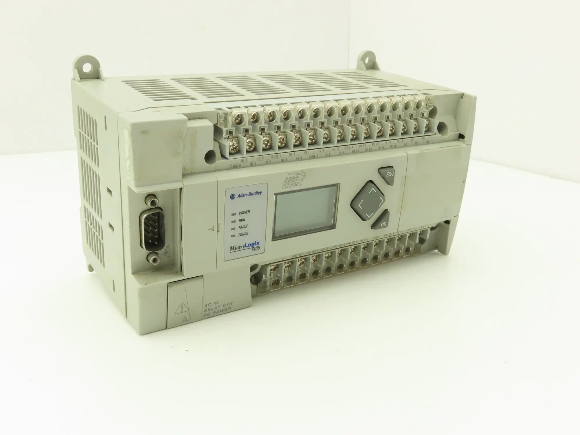 Allen Bradley 1766-L32AWA MicroLogix 1400 Controller Module 32Pt Series B FW 15