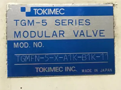 USED TOKIMEC TGMFN-5-X-A1K-B1K-11