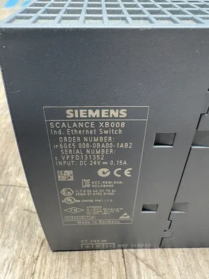 Used SIEMENS 6GK5008-0BA00-1AB2 Misc Electrical & Power Parts South Carolina US | ESS Industrial Equipment Sales #1309584