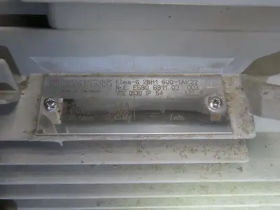 Siemens ELMO-G 2BH1 600 2" Vacuum Pump -Anver VB Suction Lifter 3.4kw 230/460V