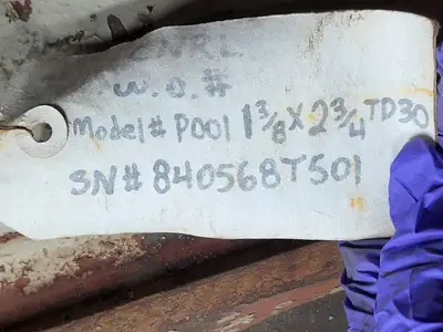 1-3/8x2-3/4 Triplex Plunger Pump TD-30 w/ 15 hp Motor