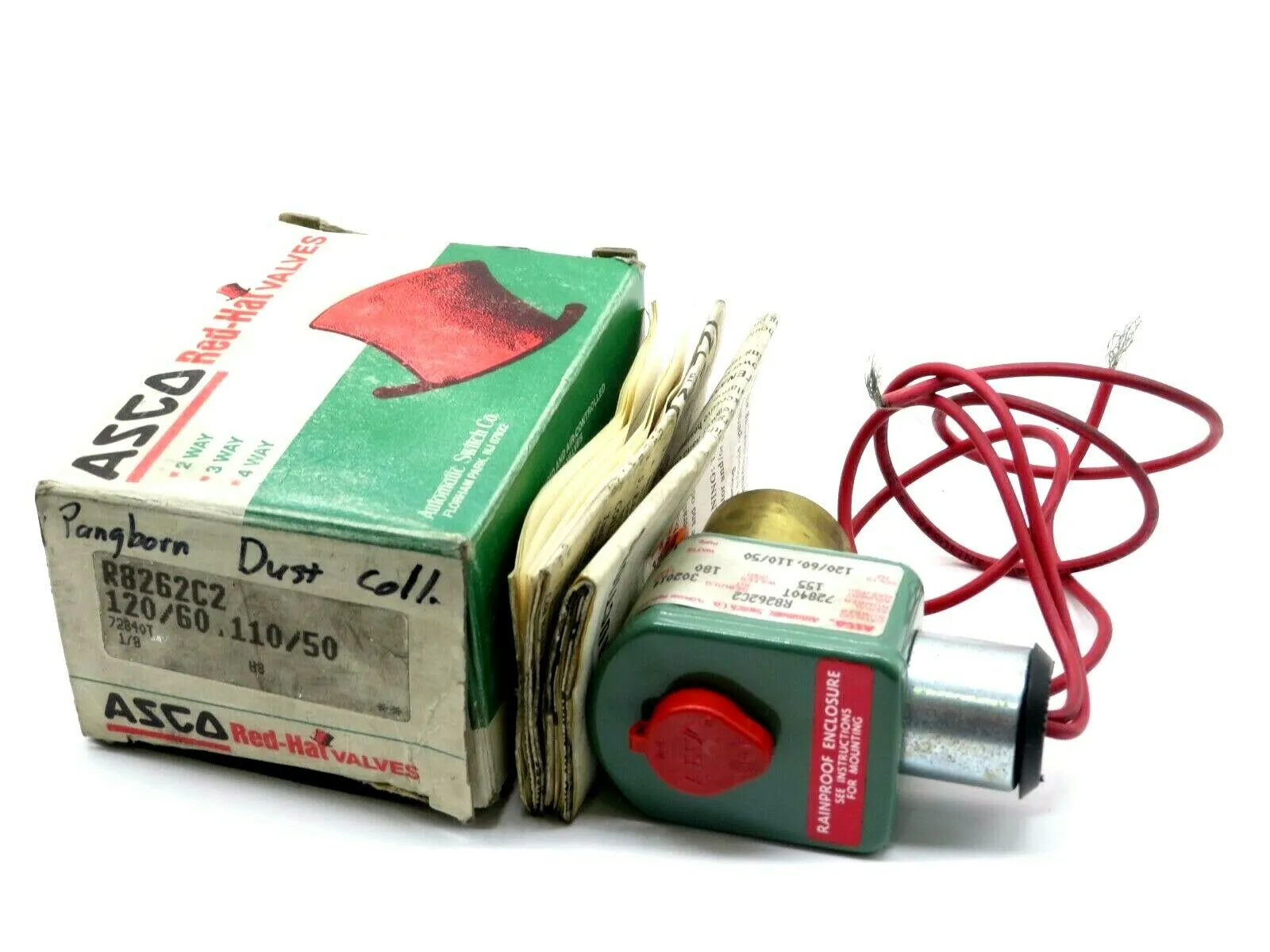 NEW ASCO R8262C2 SOLENOID VALVE REPLACE NUMBER 8262G002