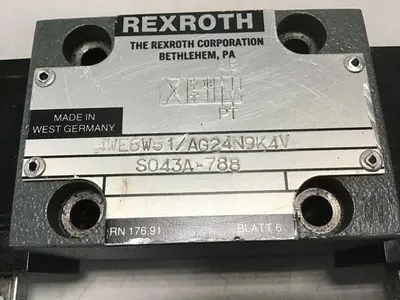 USED REXROTH 4WE6W51/AG24N9K4V