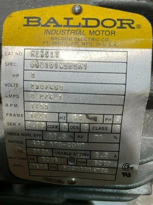 USED Baldor Baldor M3661T