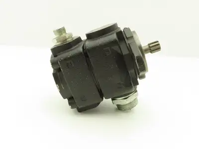 Bucher QX22-006R11 Hydraulic Rotary Gear Vane Pump 16mm Spline Shaft