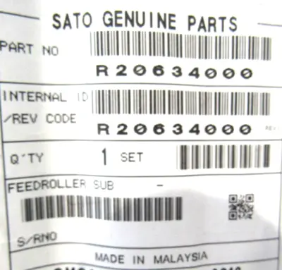 NEW SATO R20634000 FEED ROLLER
