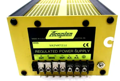 NEW ACOPIAN VA24MT210 REGULATED POWER SUPPLY