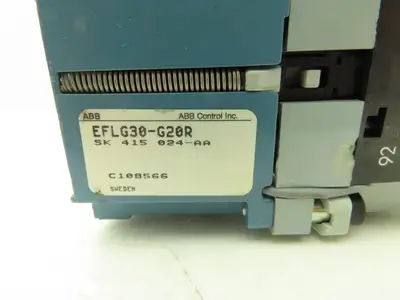 ABB Asea EFLG30-G20R Motor Starter Contactor 30A 240/500V AC/DC 15Hp 120V Coil