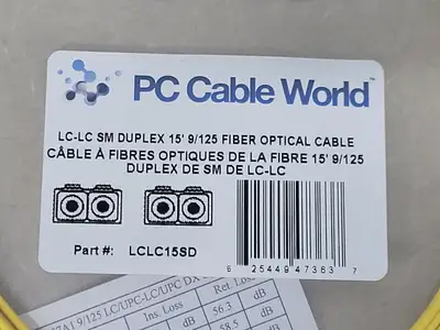 NEW PC CABLE WORLD LCLC15SD