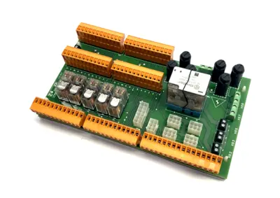 U704 | Cinpres Gas Injection  Relay & Connector Board PCB, Issue 1.1, Omron Relays - Used