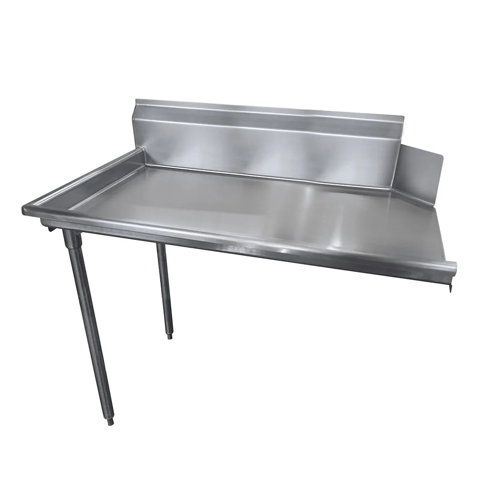 Advance Tabco DTC-S70-60L Clean Straight Design Dishtable - R-L Operation, Stainless Legs, 59x30x34