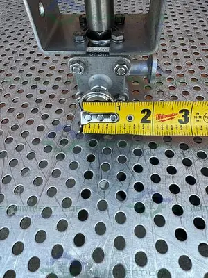 USED COMPACT H2O SR-2CR 1/90 QUARTER TURN ACTUATOR W/ SVF BALL VALVE 1/2"