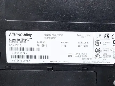 Allen Bradley 1756-LSP/B GuardLogix Safety Partner Module F/W 1.10 Used