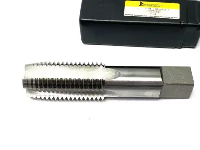 USED INTERSTATE STRAIGHT FLUTE TAP: 1-1/2-6 UNC, 4 FLUTE, PLUG CHAMFER, 3B CLASS
