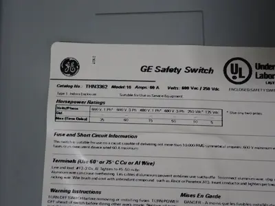 Used GE THN3362 Disconnects Ohio US | HGR 24 #801824