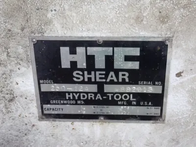 Used HTC / HYDRATOOL 25012A Power Squaring Shears (Inch) Ohio US | HGR 24 #915949