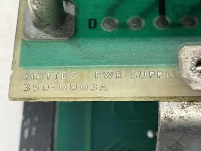USED MATTEC 350-0003A