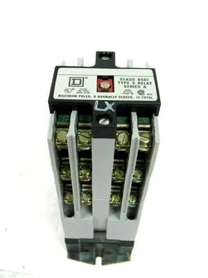 NEW SQUARE D 8501-X01200V02 AC CONTROL RELAY SER A 8501X01200V02