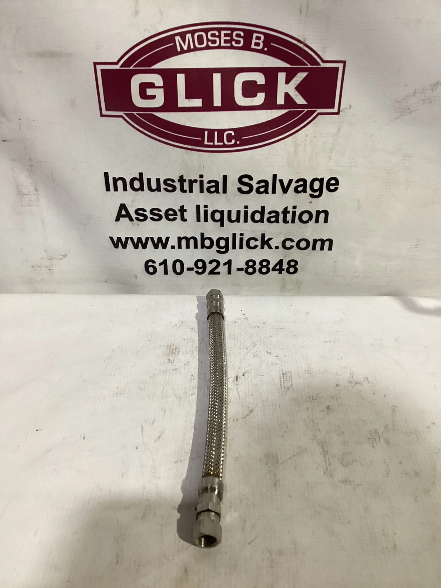1/2” FPT X 12” 316 Stainless Steel Flexible Hose