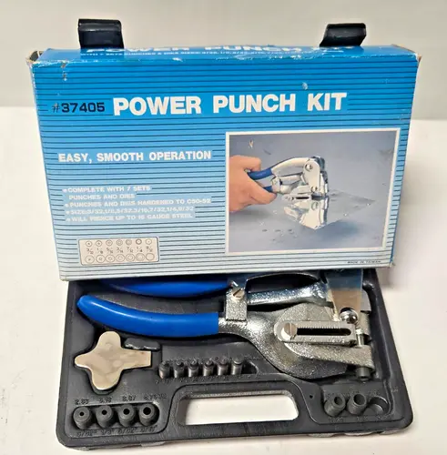Power Punch Kit Hand Held Sheet Metal Hole