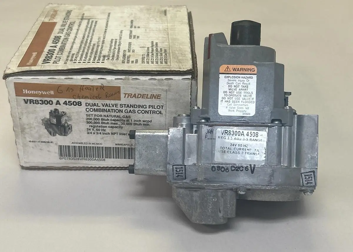 New | in-Stock HONEYWELL VR8300A4508 HVAC Parts and Equipment Ohio US | Surplus Asset Holdings #1445203