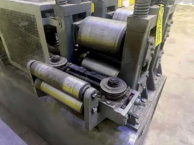 8" WIDE YODER 4-ROLL POWERED COIL FEEDER: YOBRO #24666
