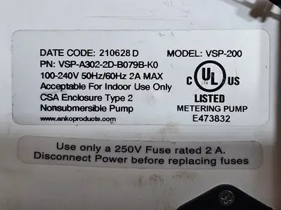 Used ANKO VSP-200 Pumps British Columbia CA | Lenmark #1743748