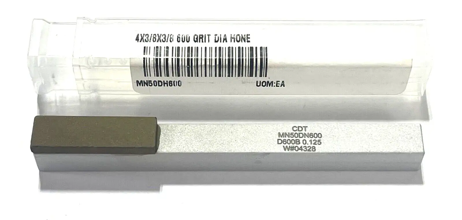 1" Diamond 4' Overall Single End Resin Bond Diamond Hone 600 Grit