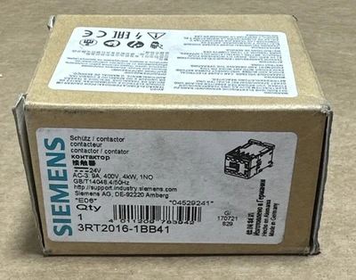 NEW Siemens 3RT2016-1BB41