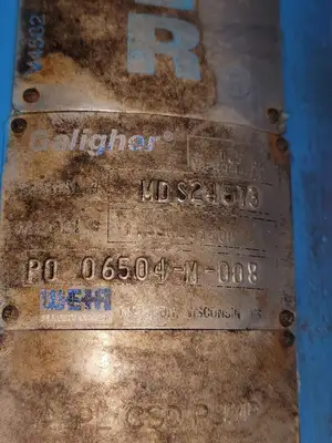 50 GPM, 1.5 SR Vertical Submersible Pump w/ 7.5 hp Motor