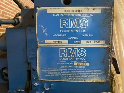 RMS 4.5" 120mm Pin Barrel Rubber Extruder