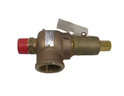 NEW KUNKLE 918BGFV01-JE-0015 RELIEF VALVE 1-1/4" 15 PSIG 63GPM 918BGFV01JE0015