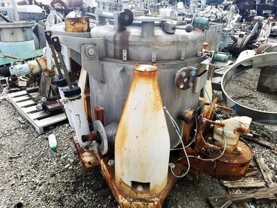Ellerwerk 24 X 16 perforate basket centrifuge, SS.
