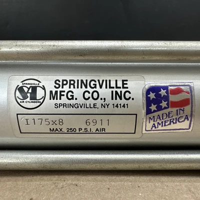 NEW Springville Mfg Co I-175X8