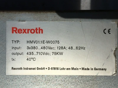USED REXTROTH HMV01.1E-W0075 (7)-