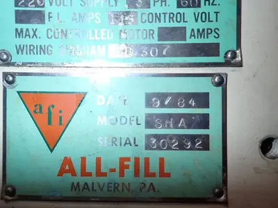 USED 1984 ALLFILL SHA