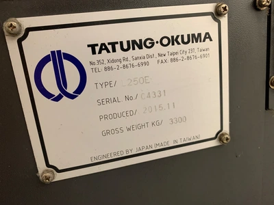 2015 OKUMA GENOS L250E CNC Lathes | PM Machines (5)