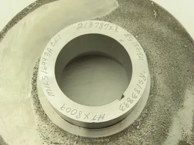 Centrifugal Pump Impeller 60mm Keyed Bore 203mm OD Steel