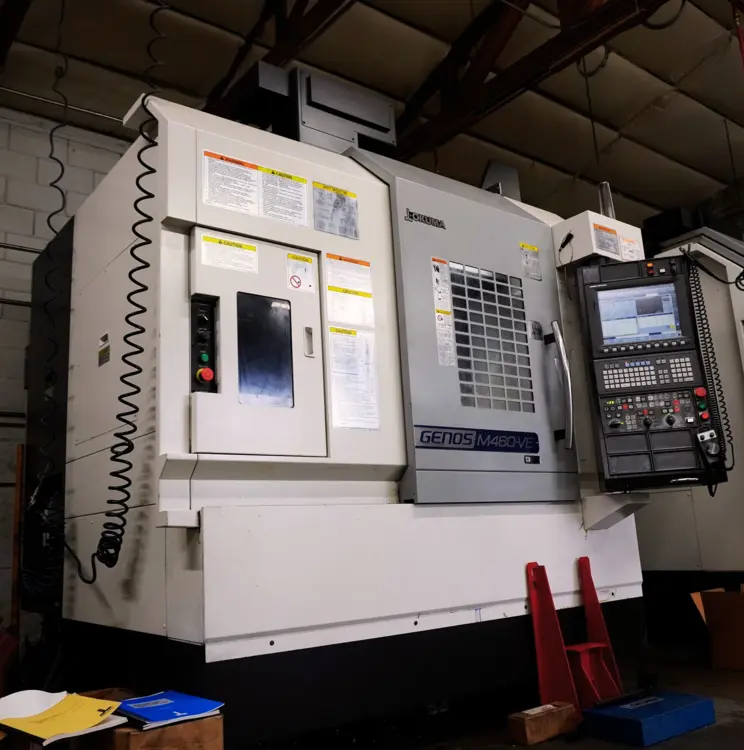 Used 2018 OKUMA GENOS M460-VE Vertical Machining Centers California US | Machinery Resources International #718351
