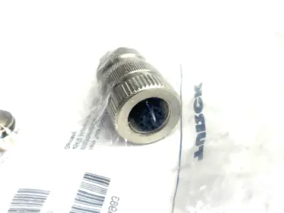 NEW TURCK STRAIGHT FIELD WIREABLE CONNECTOR M12 12-PIN U2-04983