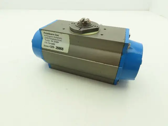 FNW SR 85 Pneumatic Rack and Pinion Actuator 116PSI Valbia Spring Return
