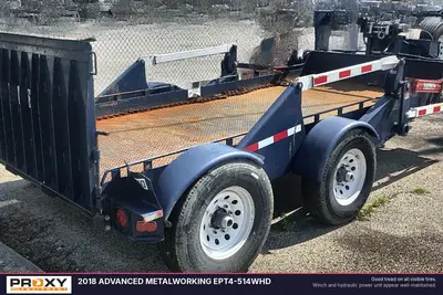 Used 2018 THE ADVANCED METALWORKING CO. INC EPT4-514WHD Flatbed Trailers Kentucky US | Proxy Equipment #1377778
