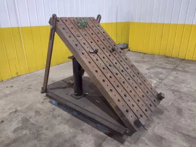 70" X 48" T-SLOTTED ADJUSTABLE ANGLE PLATE: YOBRO #24019