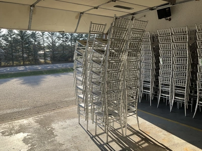 Used 32 WOODEN CHAIRS Party/Banquet Supplies Michigan US | Miedema Asset Management Group #1761403