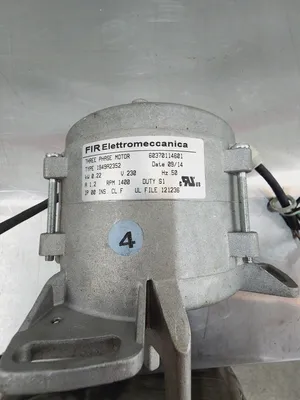Bizerba GSPH & GSPHD Blade Motor Assembly w/ Wiring Harness 1/2HP Tested & Works