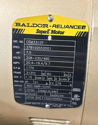New | in-Stock BALDOR CEM3311T A.C. Motors Ohio US | Surplus Asset Holdings #1185878