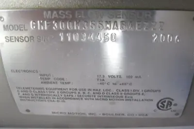 USED Micro Motion CMF300 M355NABAEZZZ