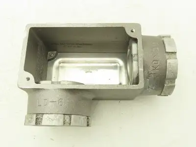 Kondu LD-6 Ridgid 1-1/2" Right Angle Conduit Outlet Box Lot of 4